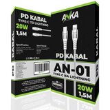 PD KABAL TYPE-C - LIGHTNING AN-01 1,5M BIJELI AN-KA Cijene