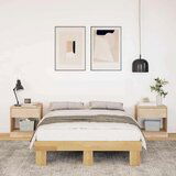 vidaXL Okvir kreveta bez madraca 120x190 cm puno drvo hrast | shoptok.hr