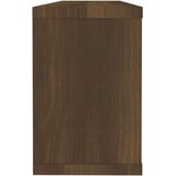  Kockaste zidne police 2 kom smeđi hrast 60 x 15 x 23 cm drvene | Eponuda.ba