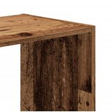  Regal za knjige boja starog drva 68,5x32x68,5 cm drveni | Shoptok.si
