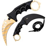  Zunanji nož Karambit YN-42090 - Zlata / Tip1 u