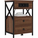  Noćni ormar 2 pcs Smeđi hrast 40 x 31 x 60 cm Konstruirano drvo | Eponuda.com