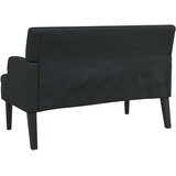  Klupa s naslonom crna 112x65,5x75 cm umjetna koža | shoptok.hr