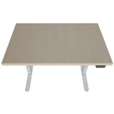 Uvi električna miza hrast desk sonoma, belo - rjava | Shoptok.si