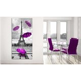  Slika - Paris: Purple Umbrellas 60x120 | shoptok.hr