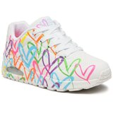 Skechers Niske tenisice žuta / narančasta / roza / bijela | shoptok.hr