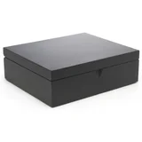 Tea Bag Box with 6 Compartments, black 184006