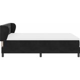  Krevet s opruga kutije s uzglavljem Crna 160 x 200 cm Baršun | shoptok.hr