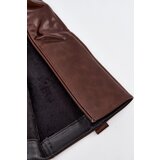 Boto Women's Officer Boots With Low Heel Insulated Brown Averna | ePonuda.com
