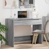 vidaXL Miza s predalom Siva Sonoma 100 x 50 x 78 cm Konstruiran les | Shoptok.si