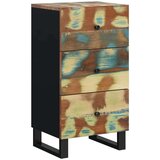 vidaXL Komoda s 3 ladice 40x33,5x75 cm od masivnog obnovljenog drva | shoptok.hr