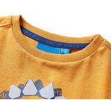  Dječja majica dugih rukava tamna oker 128 | shoptok.hr