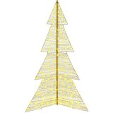 vidaXL Božićno drvce s 240 LED svjetlima Topla bijela 180 cm PET | shoptok.hr