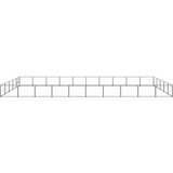  Kavez za pse crni 50 m² čelični | shoptok.hr
