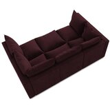 Makamii Bordo rdeča sedežna garnitura 255 cm Manao – | Shoptok.si