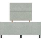  s opruga kutije Svjetlosiva 120 x 200 cm Baršun | shoptok.hr