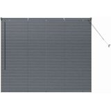 vidaXL Venecijanske žaluzije Temno siva 130 x 160 cm Aluminij, (5000178592) | Shoptok.si