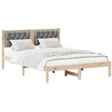  Okvir za krevet Svijetlo siva 150 x 200 cm tkanina | shoptok.hr