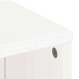  Bočni ormarić s ladicom ODDA bijeli 40x24x79 cm puno drvo bor | shoptok.hr