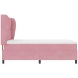  Krevet s opruga kutije s madracem Ružičasta 200 x 140 cm Baršun | shoptok.hr