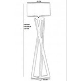Opviq 534LUN2155 Podna lampa, Crna | Eponuda.ba