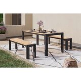 Ambia Garden VRTNA GARNITURA aluminij siva, barva tikovine Cene