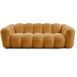 Bobochic Paris Gorčično rumena sedežna garnitura iz tkanine bouclé 232 cm Hippolyte – | Shoptok.si