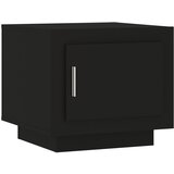 Maison Chic Klubska mizica - kavna mizica - Nizka mizica črna 51x50x45 cm konstruiran les, (21755190) | Shoptok.si