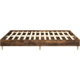 vidaXL Posteljni okvir brez vzmetnice 200x200 cm inženirski les | Shoptok.si