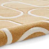Catherine Lansfield Oker žuti tepih 120x170 cm Linear Curve – | shoptok.hr