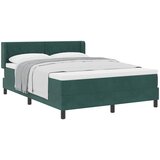  Krevet s opruga kutije Tamnozelena 200 x 160 cm Baršun | shoptok.hr