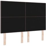  Naslon za glavu s gumbom Tamno smeđa 160 cm Tkanina | shoptok.hr