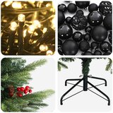  Umjetno božićno drvce s kuglicom 240 cm 300 LED lampica Slike