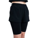 STRIX ženski šorc ULTRA 2in1 Black