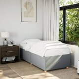 Maison Chic Posteljni okvir - Enojna postelja - Postelja za odrasle brez vzmetnice svetlo siv 90x190 cm blago-J7554, (21760054) | Shoptok.si