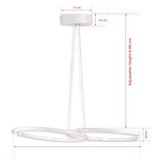 Opviq carinae white-yellow light white chandelier | ePonuda.com