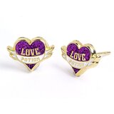 CARAMBA Uradni pozlačeni uhani Harry Potter Love Potion Stud iz trgovine The Carat Shop, (20871396) Cene