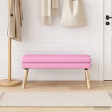  Klupa s dvostrukim slojem Ružičasta 110 x 40 x 47 cm Tkanina | Eponuda.com