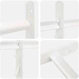  Rešetka za sigurnost prozora s 2 prekrižena nosača 93-174 cm | shoptok.hr