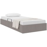  Otomanski krevet s pohranom Sivo-smeđa 90 x 200 cm tkanina | shoptok.hr