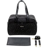  KikkaBoo torba za prematanje Chelsea Confetti crna | shoptok.hr