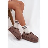 VINCEZA Low suede snow boots for women with embroidery on platform | shoptok.hr