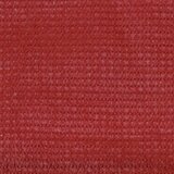 Balkonski zastor crveni 90 x 400 cm HDPE | shoptok.hr
