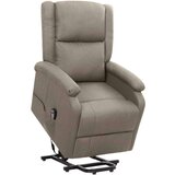 vidaXL Naslanjač s funkcijo vstajanja taupe blago | Shoptok.si
