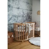 Waldin Oval krevetić 7u1 s madracem NATURALE | shoptok.hr