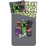Jerry Fabrics Bombažna otroška posteljnina 140x200 cm Minecraft Metro Art – | Shoptok.si