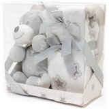 Bbo set plišana igračka + ćebence Grey Dog | ePonuda.com