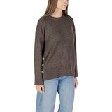 Only Puloverji ONLRENE LIFE LS BUTTON O-NECK CC KNT 15350612 Kostanjeva | Shoptok.si