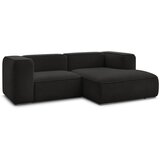 Bobochic Paris Crna kutna garnitura od bouclé tkanine (s desnim kutom) Zephyr – | shoptok.hr