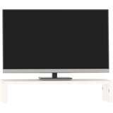vidaXL Stalak za monitor bijeli 50 x 27 x 10 cm od masivne borovine | shoptok.hr